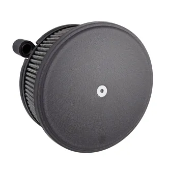 Arlen Ness Stage 2 Smooth Billet Sucker Air Filter Kit In Black For Harley Davidson 1991-2022 Sportster Models (Excl. 2008-2012 XR1200 Models) (50-359)