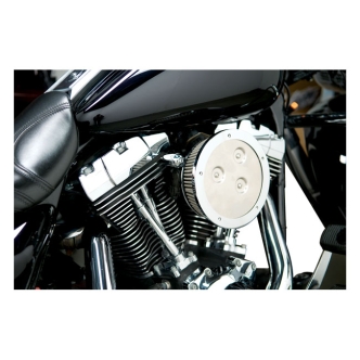 Arlen Ness Derby Sucker Air Filter Kit In Chrome For Harley Davidson 2001-2015 Softail, 1999-2017 Dyna (Excl. 2017 FXDLS) & 2002-2007 FLT/Touring Models (50-371)