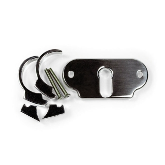 Motogadget MSM Combi Bracket Clip-Kit in Polished Finish for 22mm Handlebars Or Motoscope Mini (3005056)