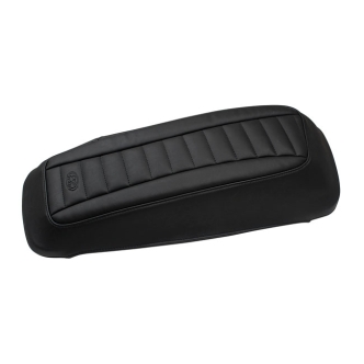 Mustang Vinyl Deluxe Saddlebag Lid Covers in Black Finish For 2014-2021 Touring Models (Pair) (77640)