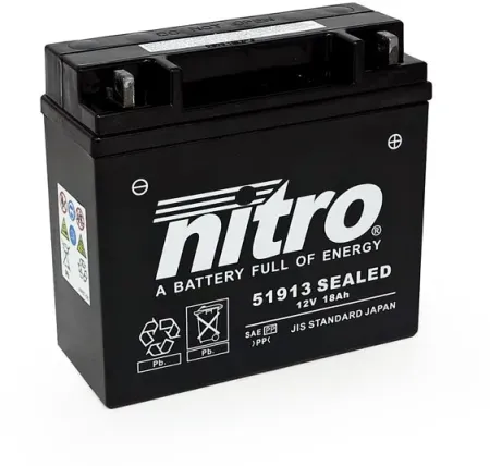 Nitro Sealed 51913 Agm Battery (51913 SEALED -N-)