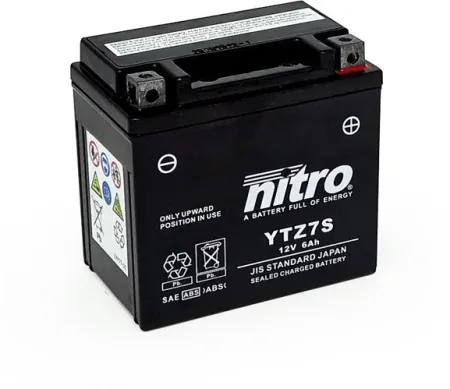 Nitro Sealed YTZ7S Agm Battery (NTZ7S SLA)
