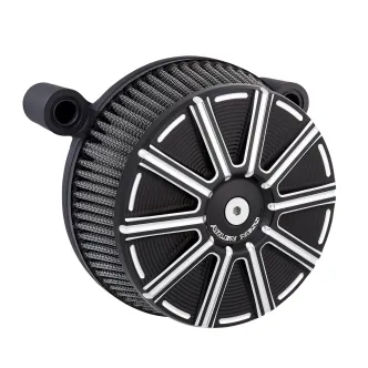 Arlen Ness 10-Gauge Stage 1 Big Sucker Air Cleaner Kit In Black With Synthetic Filter For Harley Davidson 1991-2022 Sportster Models (50-294)