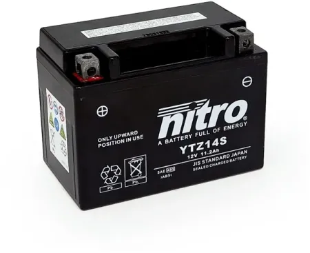 Nitro Sealed YTZ14S Agm Battery (NTZ14S SLA)