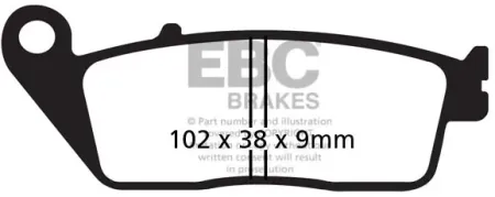Ebc Double-h Sintered Brake Pads (FA142HH)