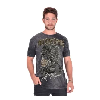 West Coast Choppers Chief T-shirt Dark Grey Size 2XL (ARM751475)