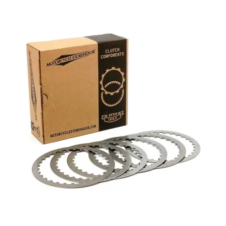 Doss Steel Drive Plate Set For Harley Davidson 1998-2017 Big Twin Models (Excl. 2015-2017 Models With A&S Clutch & 2018 M8 Models) (MES501MCS)