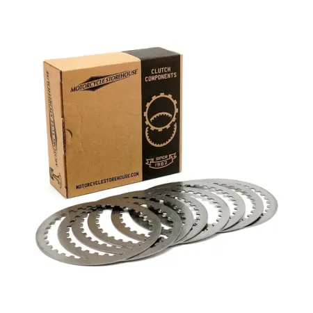 Doss Steel Drive Plate Set For Harley Davidson 1990-1997 Big Twin, 1991-2021 Sportster & 2008-2012 XR1200 Models (MES500MCS)