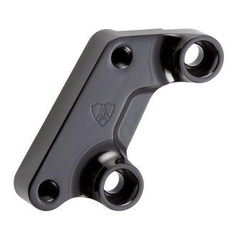 Arlen Ness 14 Inch Left Side Brake Caliper Adapter Bracket in Black Finish For 2000-2007 Touring Models (02-978)