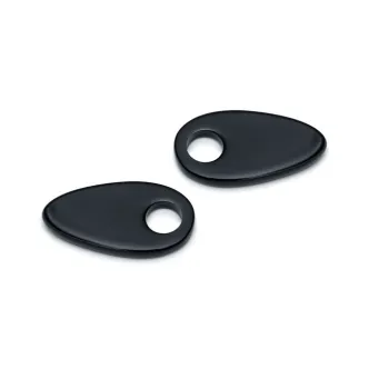 Kuryakyn Fender Strut Cover Plates Gloss Black For 2002-2023 Softail, Dyna & Sportster (2578)