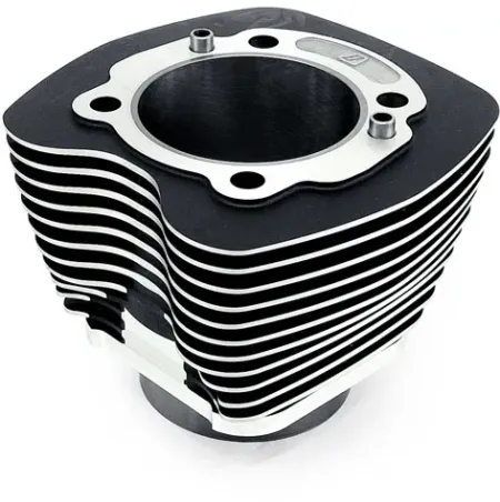 Doss Replacement Front Or Rear Cylinder In Black Finish For Harley Davidson 1999-2017 95/103 Inch Twin Cam Models (16547-99A) (88461)