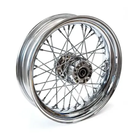 Doss 40 Spoked 4.50 x 17 Rear Wheel In Chrome For Harley Davidson 2008-2017 FXD Without ABS Models (64409)