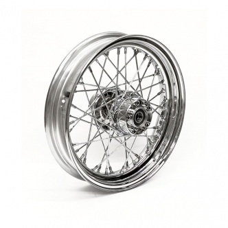 Doss 40 Spoked 3.00 x 16 Rear Wheel In Chrome For Harley Davidson 2014-2020 Sportster Models With ABS (ARM294875)