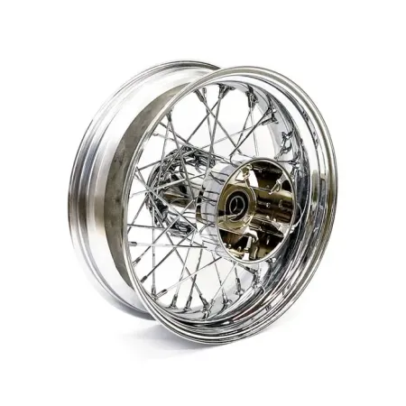 Doss 40 Spoked 5.00 x 16 Rear Wheel In Chrome For Harley Davidson 2009-2020 FLT, FLHT, FLHR, FLHX (With ABS) Models (64543)