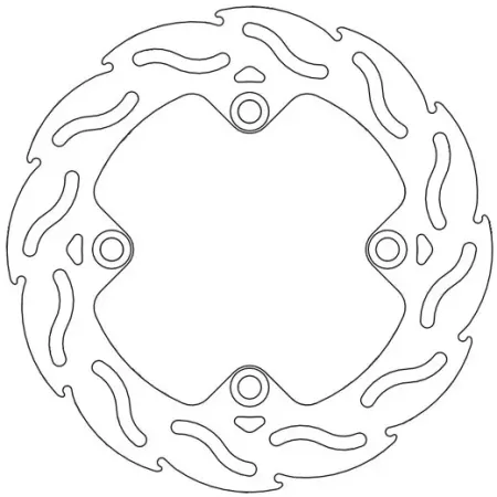 *6 Days Extra Transit TIME* Moto-master Flame Series Brake Rotor (110206)