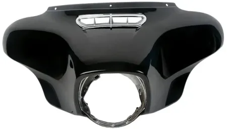 Doss Batwing Style Outer Fairing In Gloss Black For Stock Style Replacement. Harley Davidson 2014-2023 FLT Touring Models (57000383) (XF2906173)