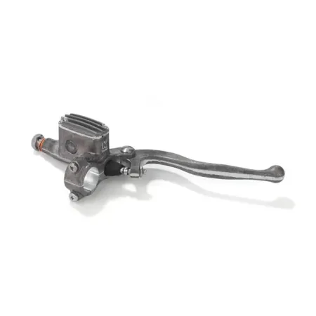 Kustom Tech Classic Handlebar Master Cylinder With Oil Level Glass Inspection 12mm TUV Approved In Raw Finish For 1 Inch Handlebars (20-642)