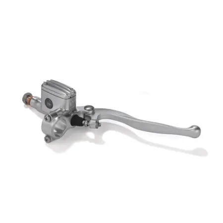 Kustom Tech Classic Handlebar Master Cylinder With Oil Level Glass Inspection 14mm TUV Approved In Satin Finish For 1 Inch Handlebars (20-644)