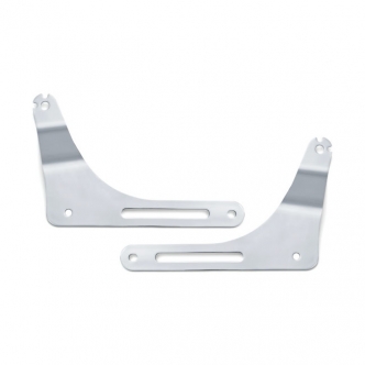 Kuryakyn Side Brackets For Use With Kuryakyn Multi-purpose Backrests On 2018-2023 Softail FLFB/S Fat Boy, FXBR/S Breakout Models (7081)