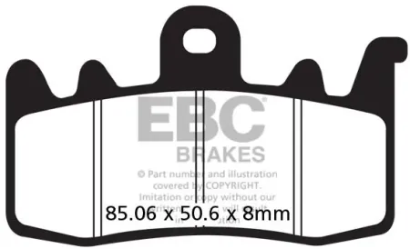 Ebc Organic Brake Pads (FA630)