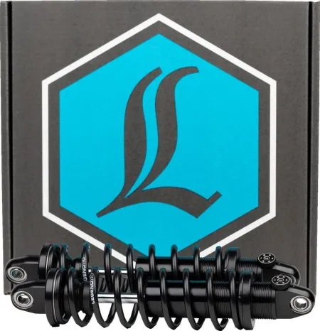 Legend Air Suspension 13 Inch Revo A Heavy Duty Shocks For Harley Davidson 1999-Up FLH Motorcycles (1310-0961)