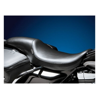 Le Pera Silhouette Foam 2-Up Seat 12 Inch Rider Width in Black For 2002-2007 FLHR Road King Models (LH-867RK)