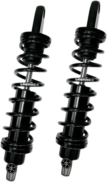 Legend Air Suspension 14 Inch Revo A Heavy Duty Shocks For Harley Davidson 2004-Up Sportster Motorcycles (1310-1123)