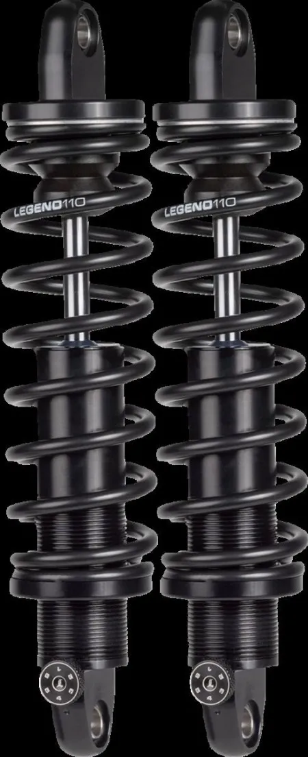 Legend Air Suspension 14 Inch Revo A Shocks For Harley Davidson 2006-Up Dyna Motorcycles (1310-1098)