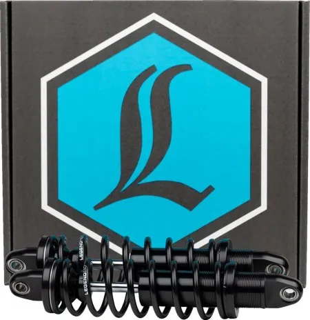 Legend Air Suspension 12 Inch Revo Shocks For Harley Davidson 2004-Up Sportster Motorcycles (1310-1112)