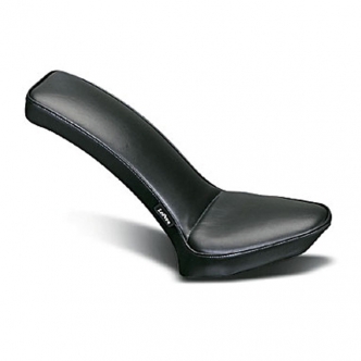 Le Pera Cobra Smooth Foam 2-Up Seat 10 Inch Rider Width in Black For Rigid Frames (L-077)