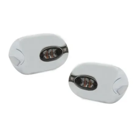Kodlin Elypse L.E.D. Mini Front Turn Signals In Chrome For Harley Davidson 2015-2021 FLTR Road Glide Models (K68487)
