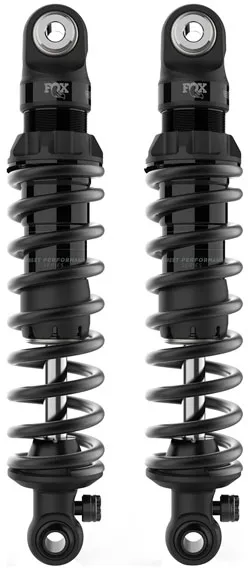 Fox Factory Standard IFP 12 Inch Shocks In Black For Harley Davidson 1998-2020 Sportster Models (897-27-022)