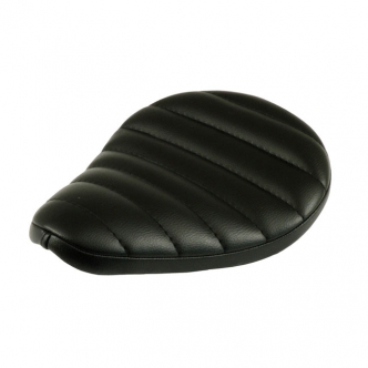 Easyriders Horizontal Pleated Solo Seat in Black Finish (1702-BK)