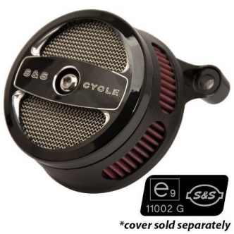 S&S Cycle EC Approved Stealth Air Cleaner Kit In Black Finish For 2007-2022 HD Sportster 1200 Models (170-0330)