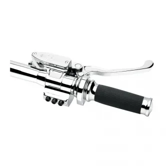 Performance Machine 11/16 Inch Bore Hydraulic Brake Master Cylinder Dual Caliper in Chrome Finish (0062-2910-CH)