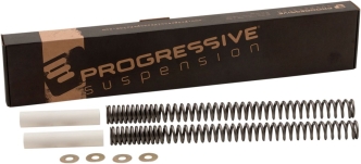 Progressive Suspension Heavy Duty 41mm Fork Spring Kit For 1949-1986 FL, FLH 4sp, 1980-1981 FLT 5sp, 2002-2005 FLHR, 2006-2013 FLT/Touring (Excluding Trikes), 1984-2015 FXST, 1984-2017 FLST, 1980-1986 FXWG, 1996-2003 FXDWG Models (11-1536)