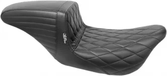 Le Pera KickFlip Daddy Long Legs Seat With Diamond Stitch For Harley Davidson 2008-2023 Touring Models (LK-597DLDM)