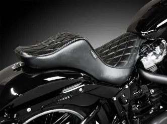 Le Pera Cherokee 2 Up Diamond Stitch Seat For Harley Davidson 2018-2023 Softail FXBR Breakout Models (LYB-020DM)