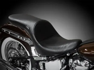 Le Pera Maverick 2 Up Smooth Seat For Harley Davidson 2018-2023 Softail Deluxe FLDE & Heritage FLHC Models (LYX-910S)