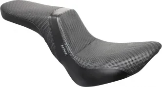 Le Pera Daytona 2-Up Basket Weave Seat For Harley Davidson 2018-2023 Softail Low Rider FXLR/FXLRS Models (LYR-543BW)
