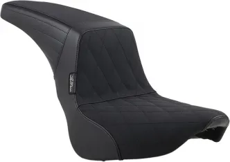 Le Pera KickFlip Diamond Stitch Gripp Tape Seat For Harley Davidson 2018-2023 Softail FXLR/FXLRS Low Rider & FLSB Sport Glide Models (LYR-590DMGP)