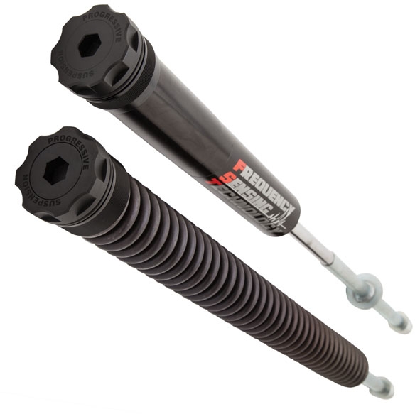 Progressive Suspension Lowered Height Asymmetrical Fork Monotube