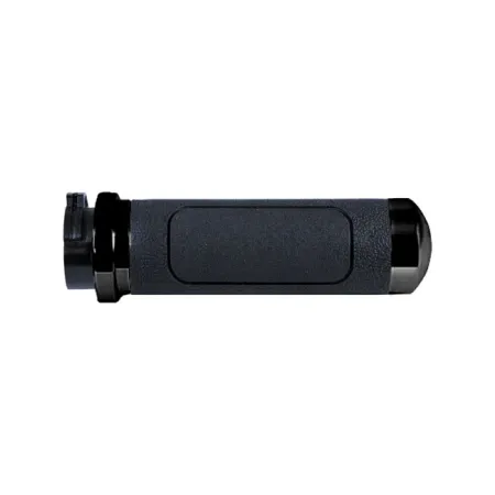 Avon V-Cruiser Grips In Black Anodized For 1974-2023 Harley Davidson Single And Dual Throttle Cable Models (VT-62-ANO)