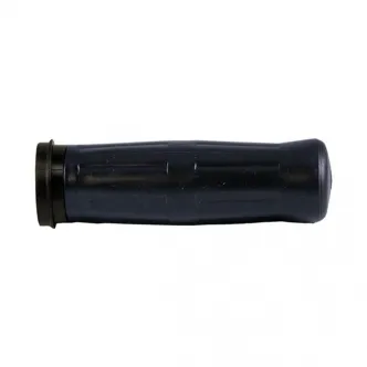 Avon Old School Coke Bottle Look Grips Black For 2008-2023 Harley Davidson Electronic Throttle Models (OLD-69-BLK-FLY)