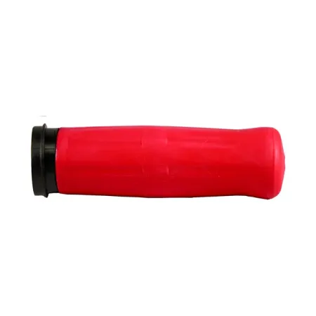 Avon Old School Coke Bottle Look Grips In Red For 2008-2023 Harley Davidson Electronic Throttle Models (OLD-69-RED-FLY)