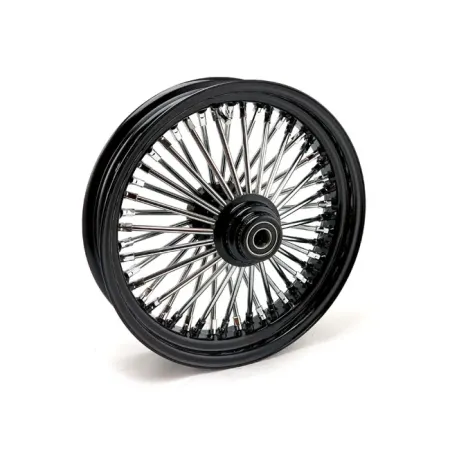Doss Radial 48 Fat Spoke 3.50 X 16 Single Flange TUV Front Wheel In Black (052-02531)