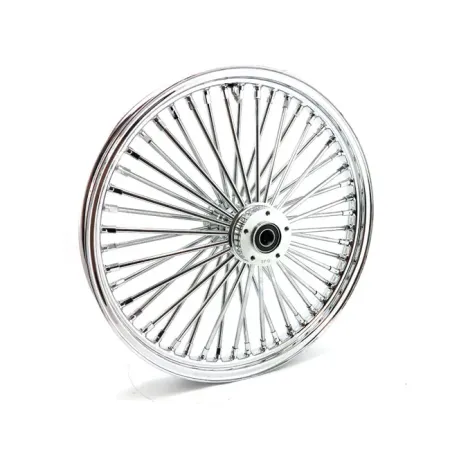 Doss Radial 48 Fat Spoke 2.15 X 21 Dual Flange TUV Front Wheel In Chrome (051-11532)