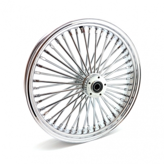 Doss Radial 48 Fat Spoke 3.50 X 21 Dual Flange TUV Front Wheel In Chrome (ARM519795)