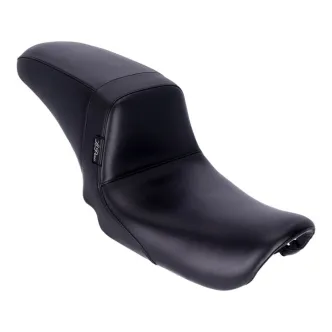 Le Pera KickFlip 2-Up Smooth Seat For Harley Davidson 2006-2017 Dyna Models (LK-591)
