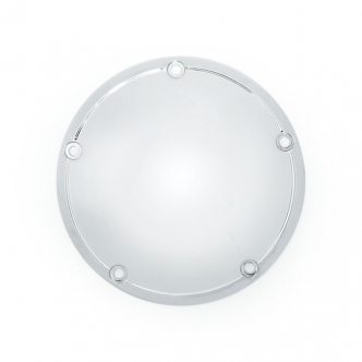 DOSS Domed Stepped 5 Hole Derby Cover in Chrome Finish For 1999-2017 Dyna, 1999-2018 Softail (Excluding 2018 FLSB), 1999-2015 Touring, Trike (Excluding 2015 FLHTCUL, FLHTKL) Models (ARM746115)